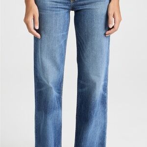 ASKK NY Blue Flare Wide Leg Jeans with Comfortable Fit